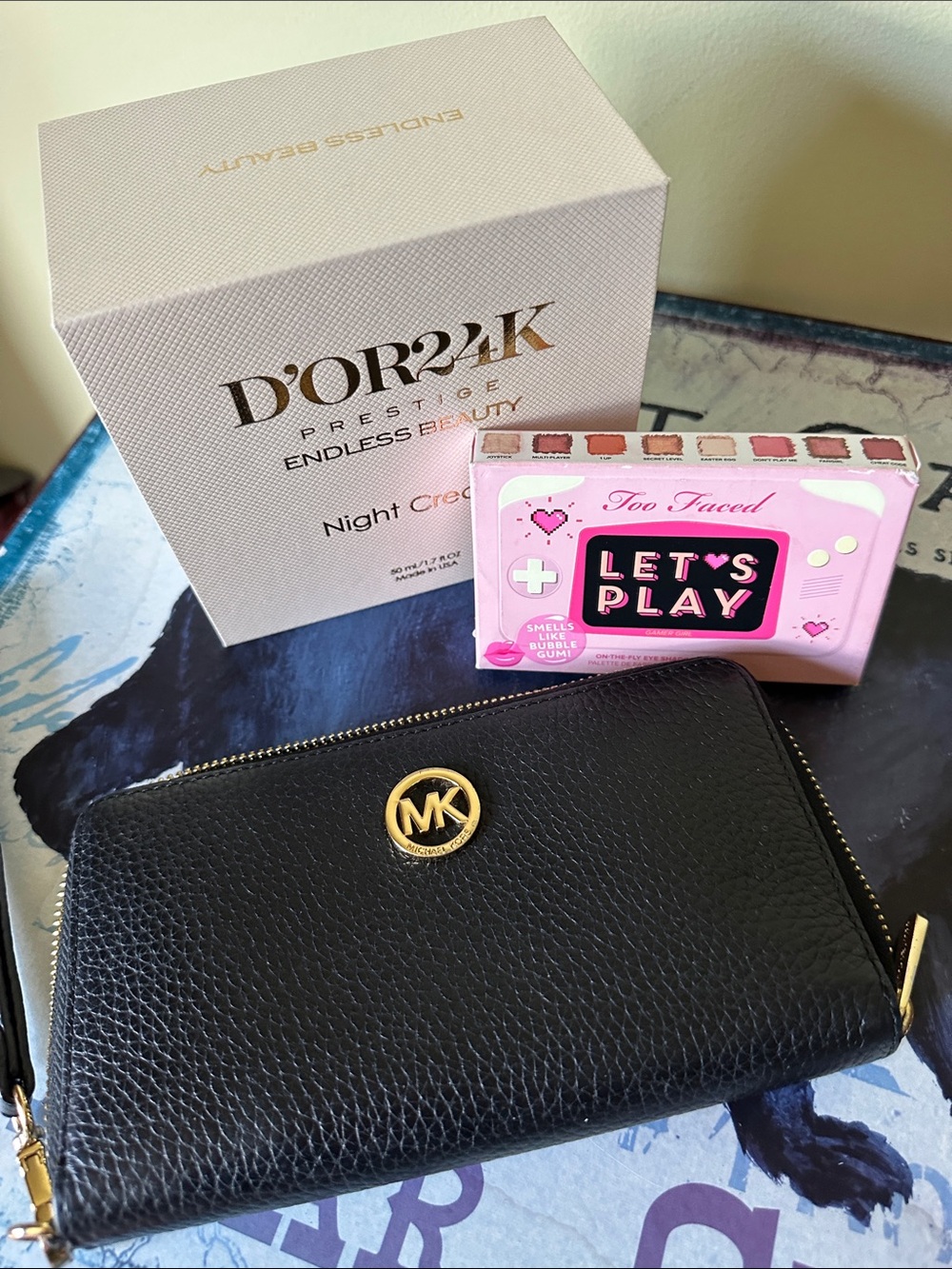Night Cream D’OR24K, Too Face and Michael Kors